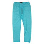 Dolce & Gabbana Light Blue Logo Lace Tight Midi Trouser Underwear