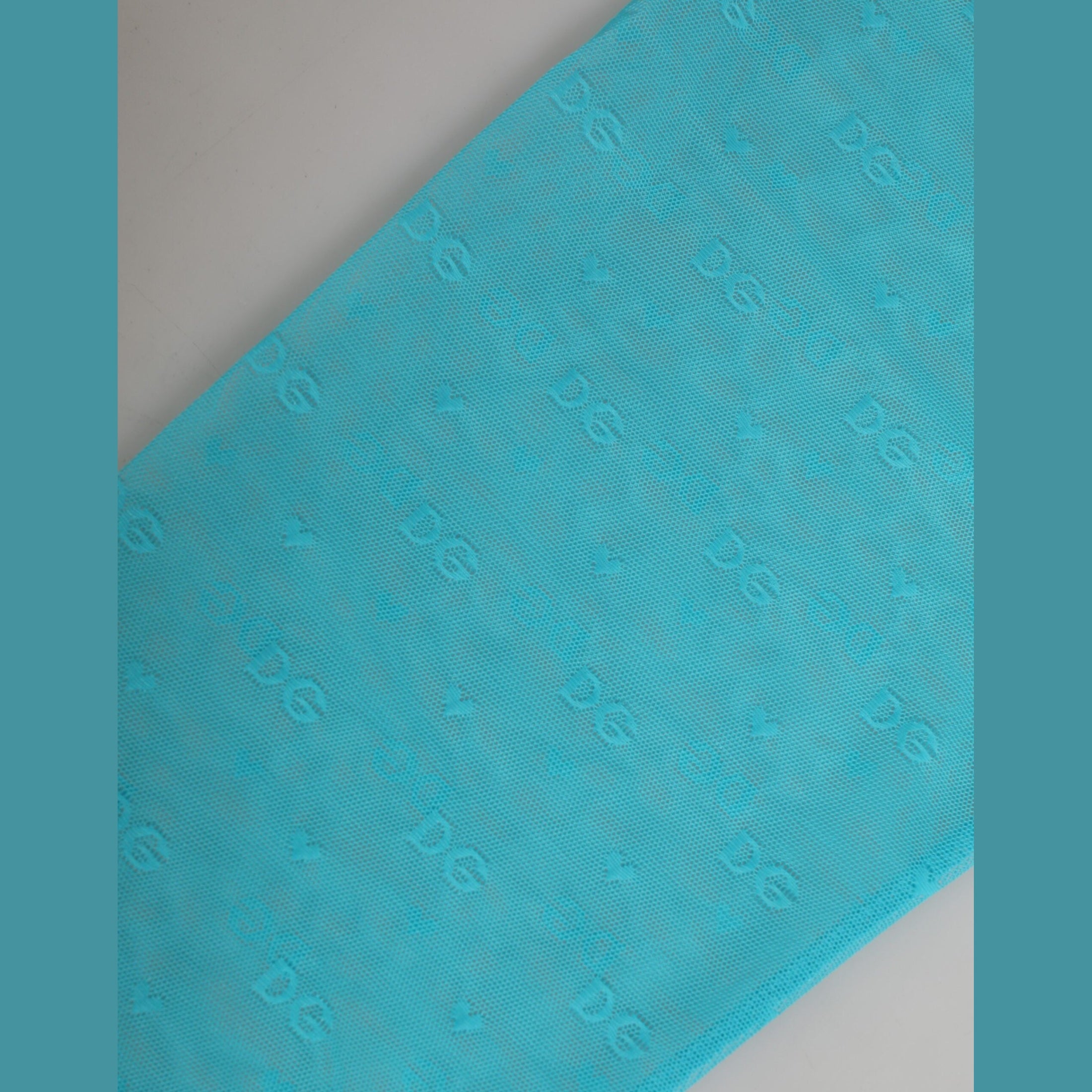 Dolce & Gabbana Light Blue Logo Lace Tight Midi Trouser Underwear