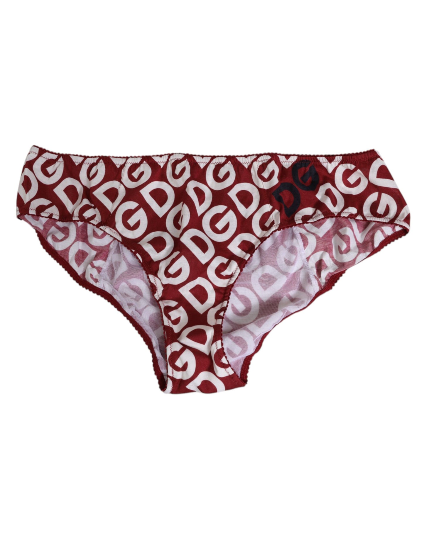 Dolce & Gabbana Bordeaux DG Logo Slip Bottom Brief Underwear Dolce & Gabbana
