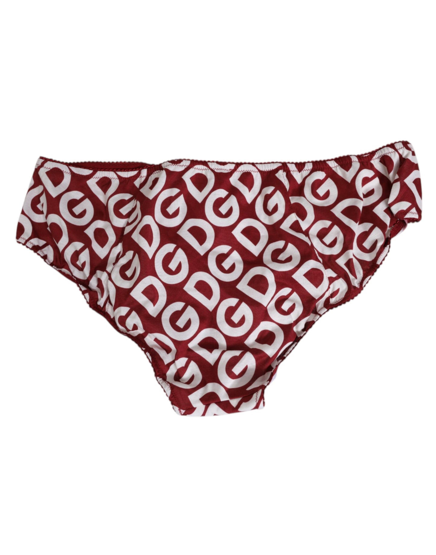 Dolce & Gabbana Bordeaux DG Logo Slip Bottom Brief Underwear Dolce & Gabbana
