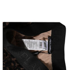 Dolce & Gabbana Black DG Logo Lace High Brief Panty Underwear