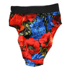 Dolce & Gabbana Multicolor Floral Print High Waist Panty Underwear