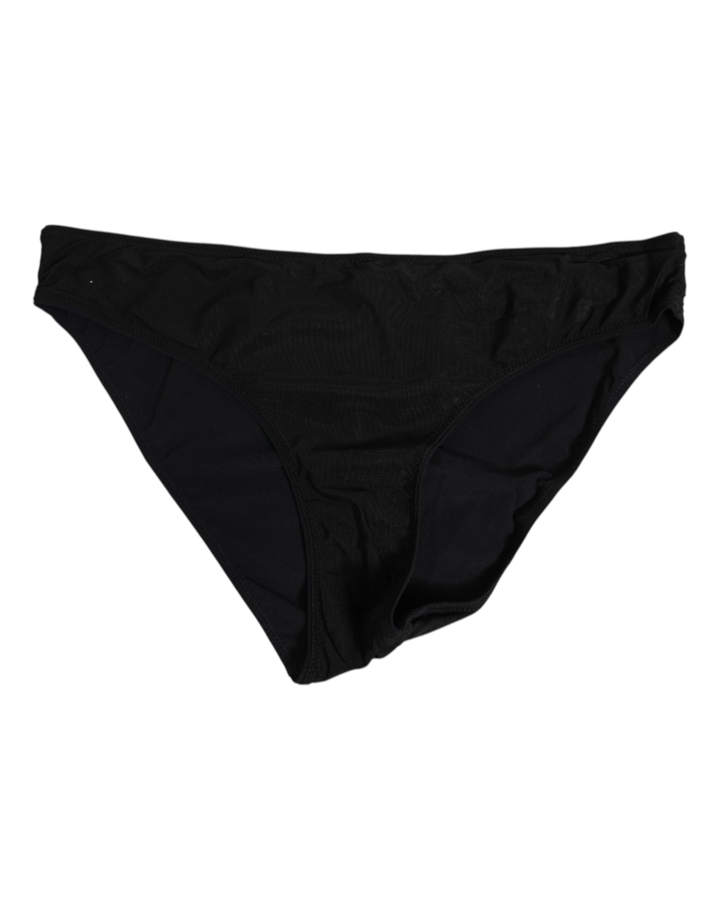 Dolce & Gabbana Black Nylon Stretch Slip Brief Women Underwear Dolce & Gabbana