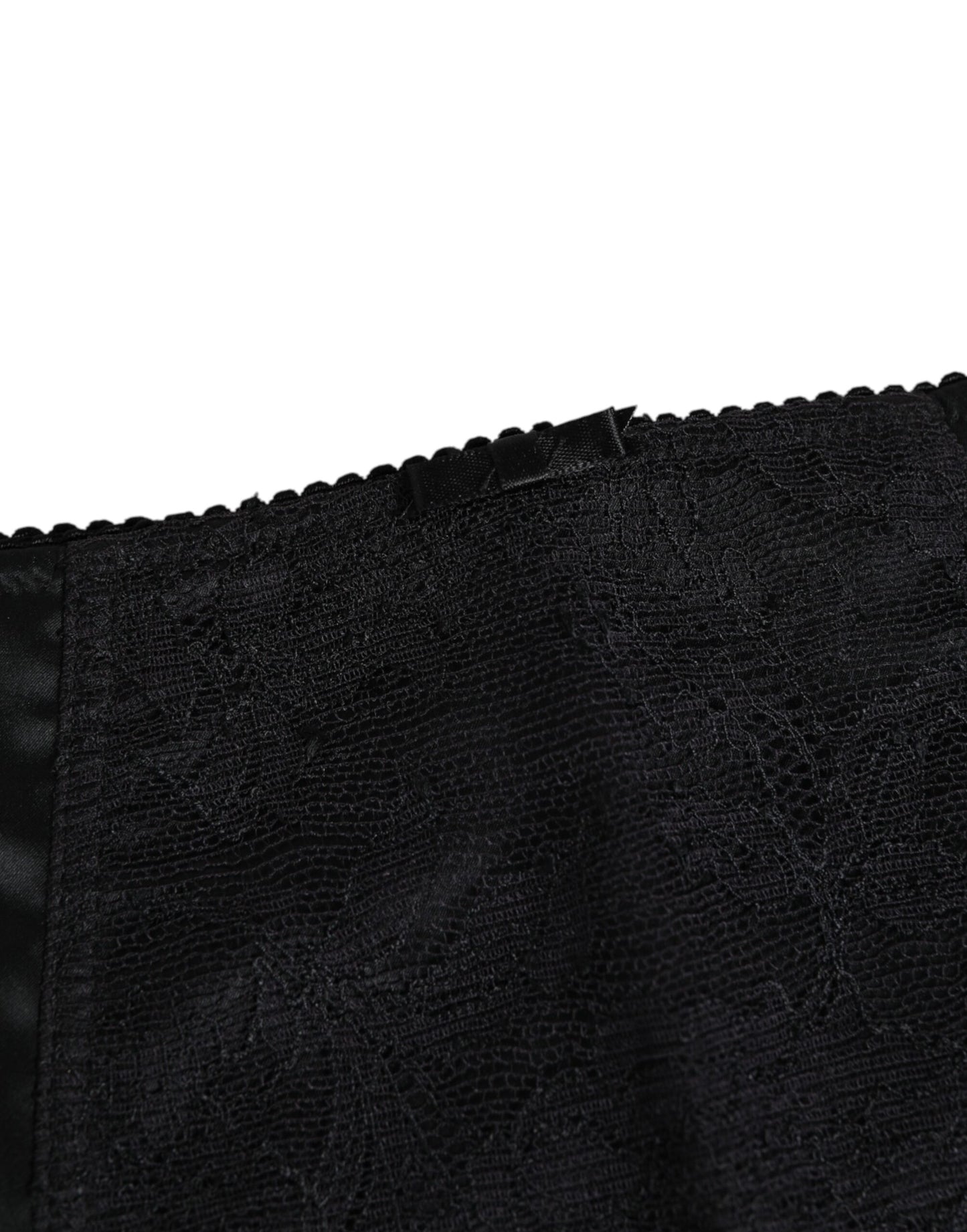 Dolce & Gabbana Black Silk Stretch Slip Cycling Women Underwear Dolce & Gabbana