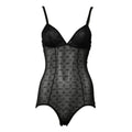 Dolce & Gabbana Black Nylon Stretch Bodysuit Lingerie Underwear