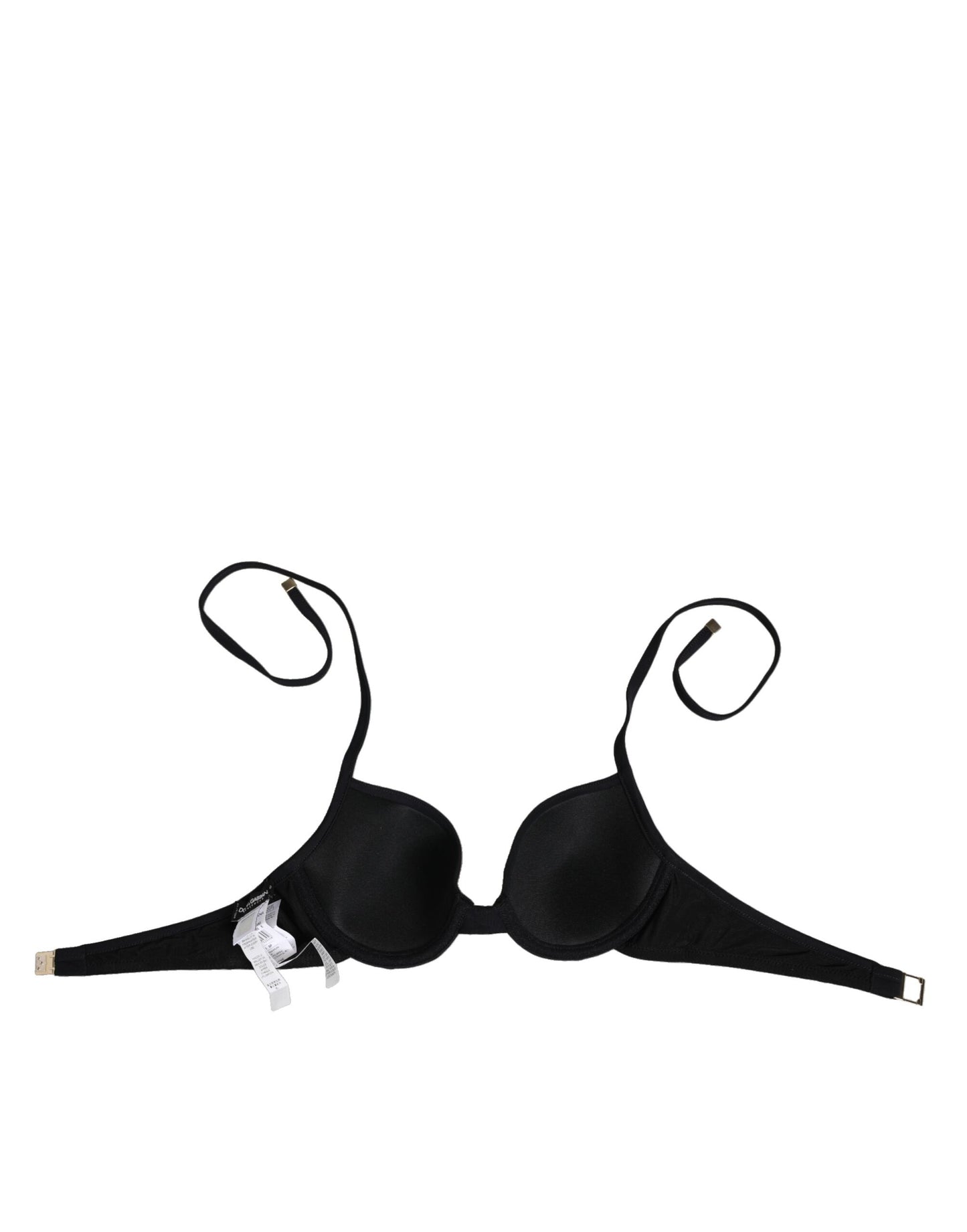 Dolce & Gabbana Black Underwire Push Up Balconette Bra Underwear Dolce & Gabbana