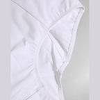 Dolce & Gabbana White Nylon Logo Waistband Coulotte Underwear