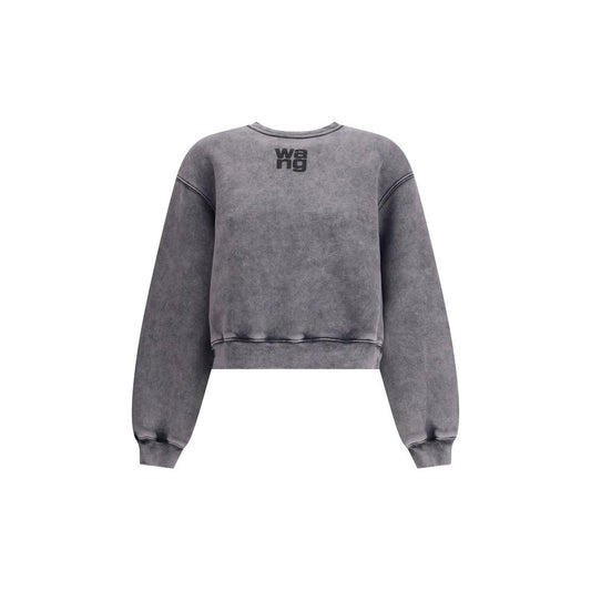 Alexander Wang Embossed Logo crewneck Sweatshirt Alexander Wang