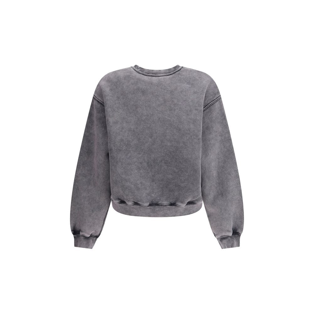 Alexander Wang Embossed Logo crewneck Sweatshirt Alexander Wang