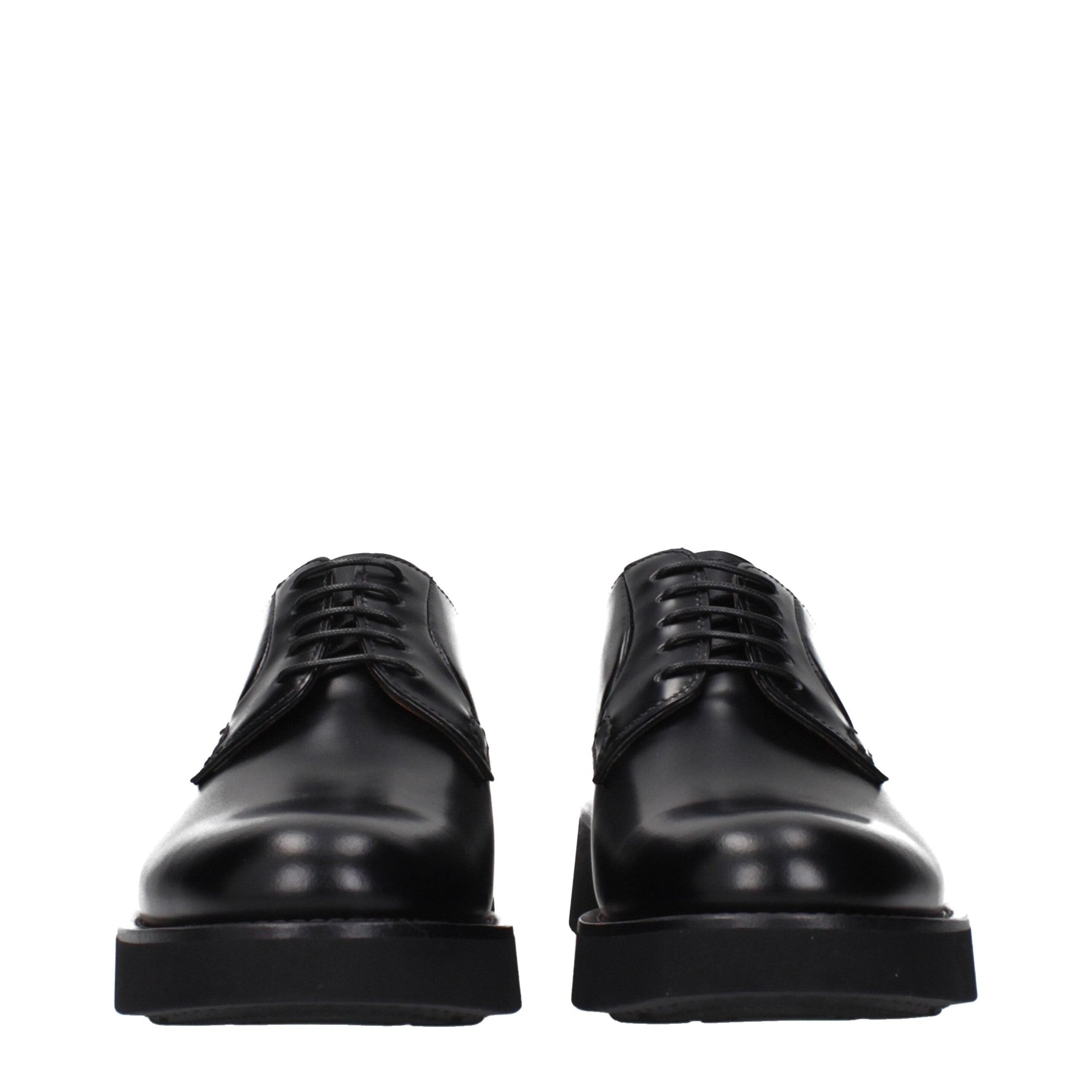 Church's Black Leather Oxfords And Derbies Church's