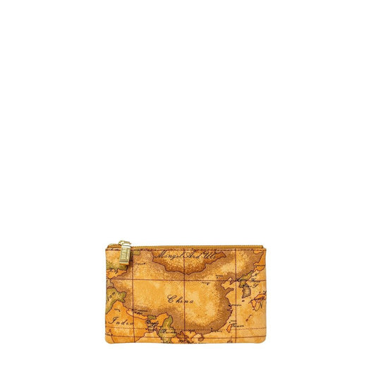 Alviero Martini Prima Classe Beige Leather Clutch Bag Alviero Martini Prima Classe