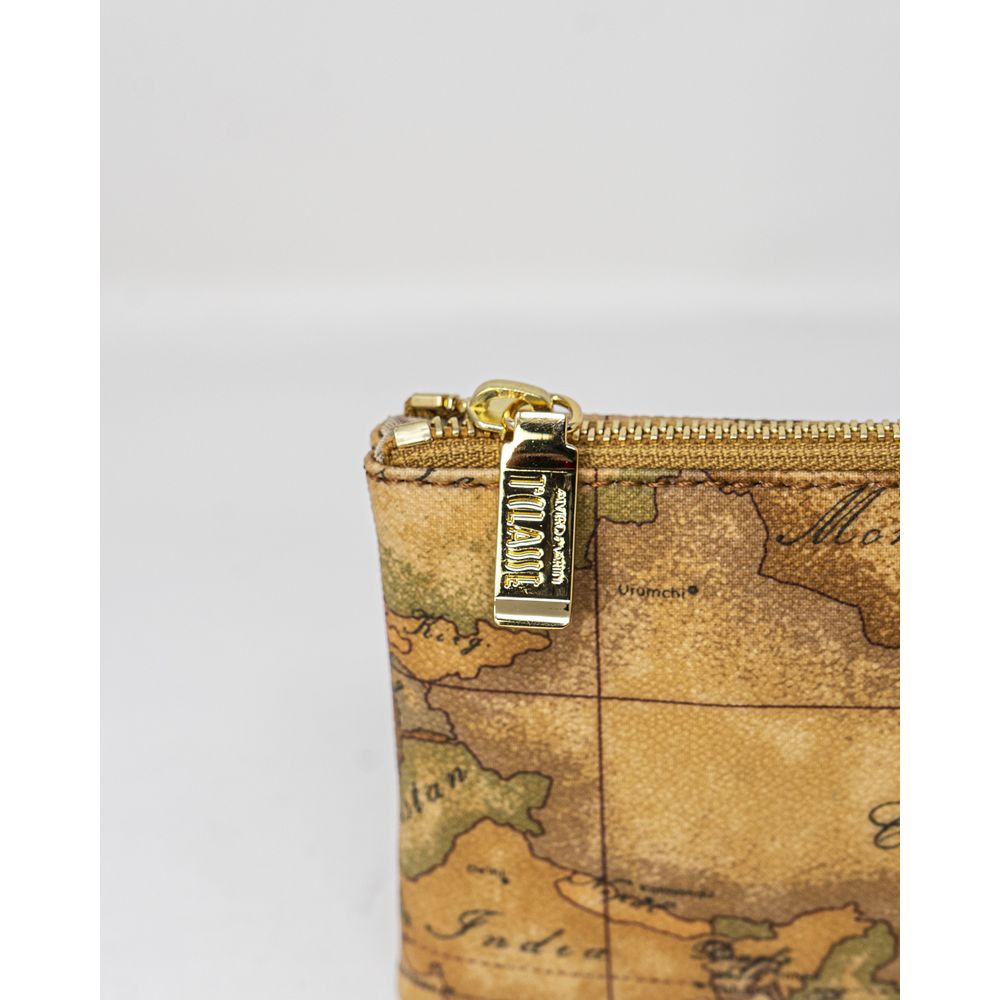 Alviero Martini Prima Classe Beige Leather Clutch Bag Alviero Martini Prima Classe