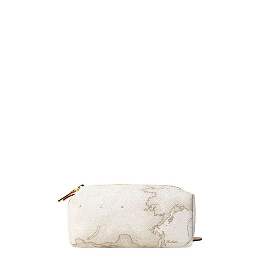 Alviero Martini Prima Classe White Cotton Clutch Bag Alviero Martini Prima Classe