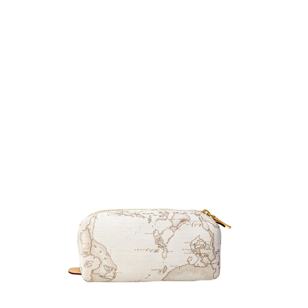 Alviero Martini Prima Classe White Cotton Clutch Bag Alviero Martini Prima Classe