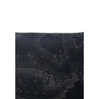 Alviero Martini Prima Classe black polyester handbag with top handles and elegant design.