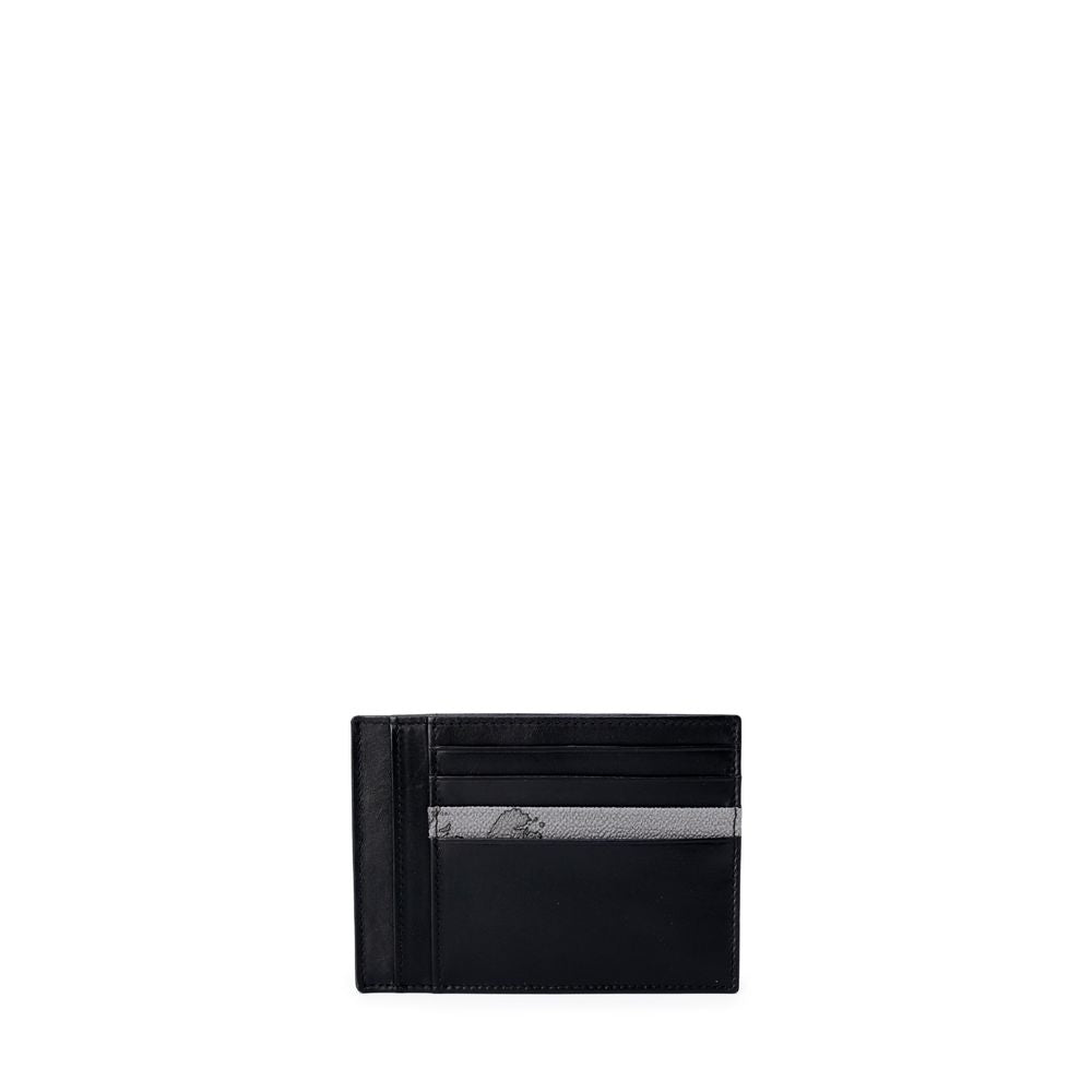 Alviero Martini Prima Classe Gray Leather Cardholder Alviero Martini Prima Classe