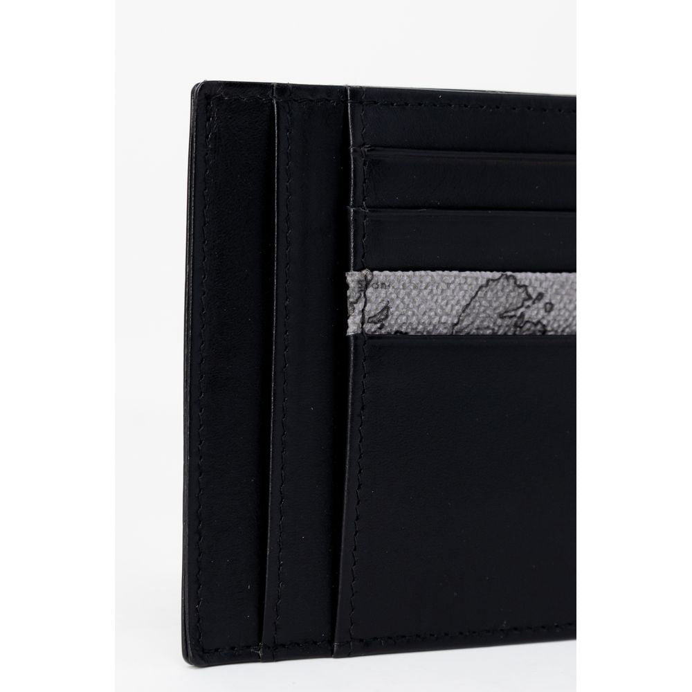 Alviero Martini Prima Classe Gray Leather Cardholder Alviero Martini Prima Classe