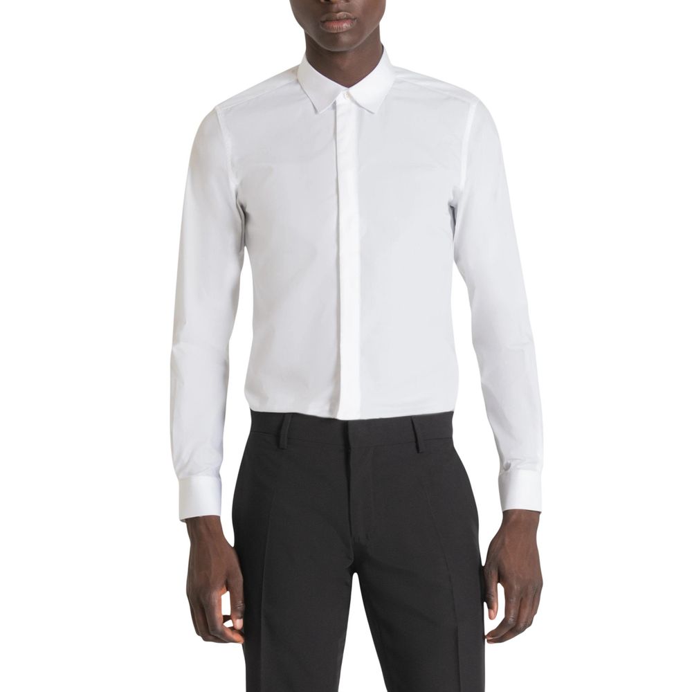 Antony Morato White Cotton Shirt Antony Morato