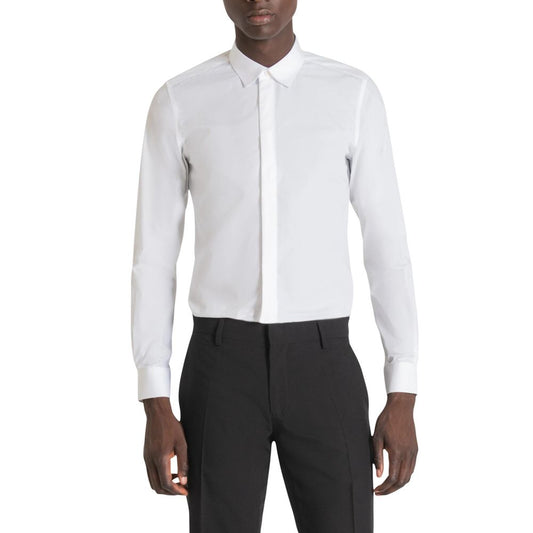Antony Morato White Cotton Shirt Antony Morato