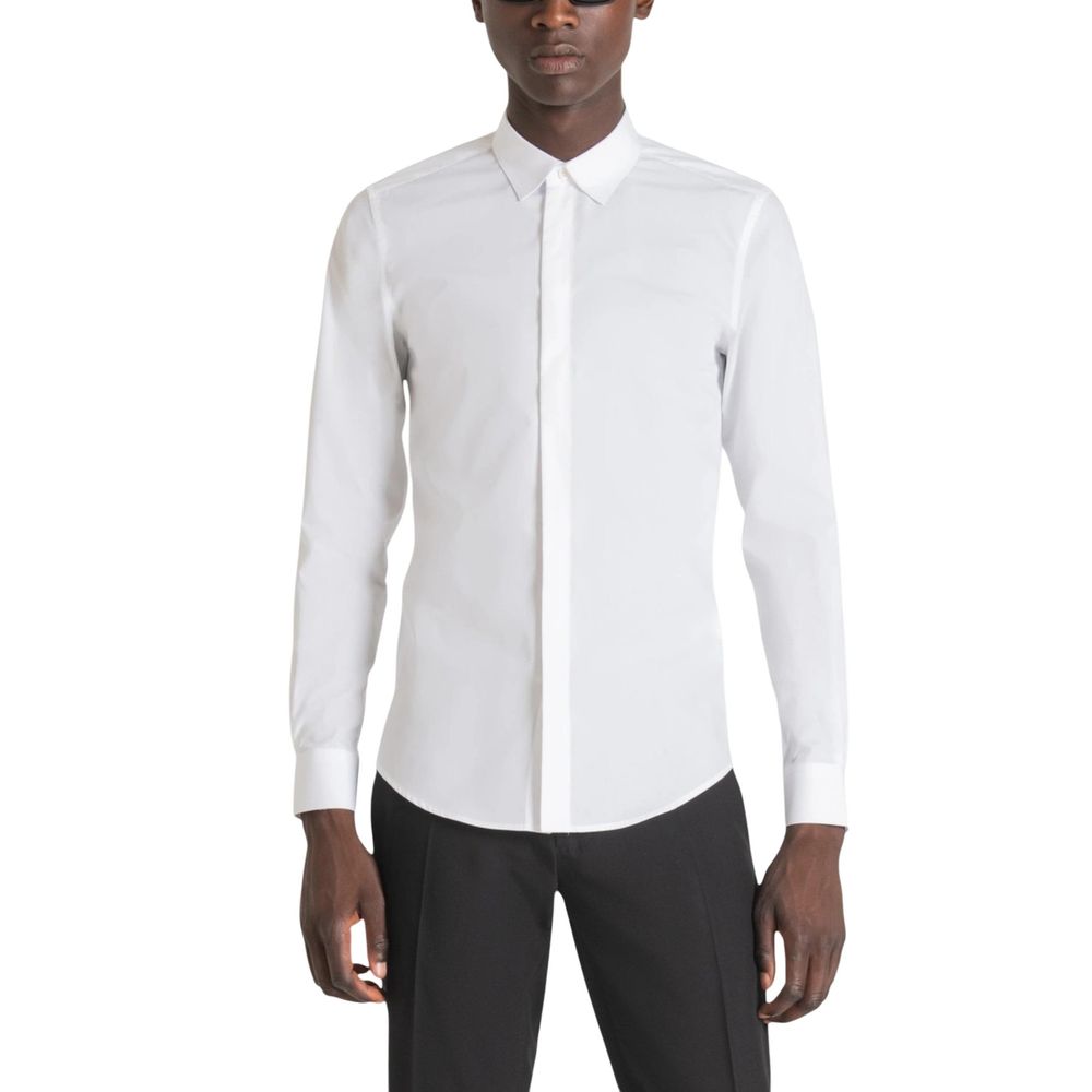 Antony Morato White Cotton Shirt Antony Morato