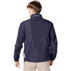 Armani Exchange Blue Polyester Shell Jacket Armani Exchange