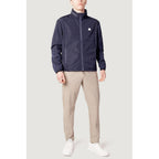 Armani Exchange Blue Polyester Shell Jacket Armani Exchange