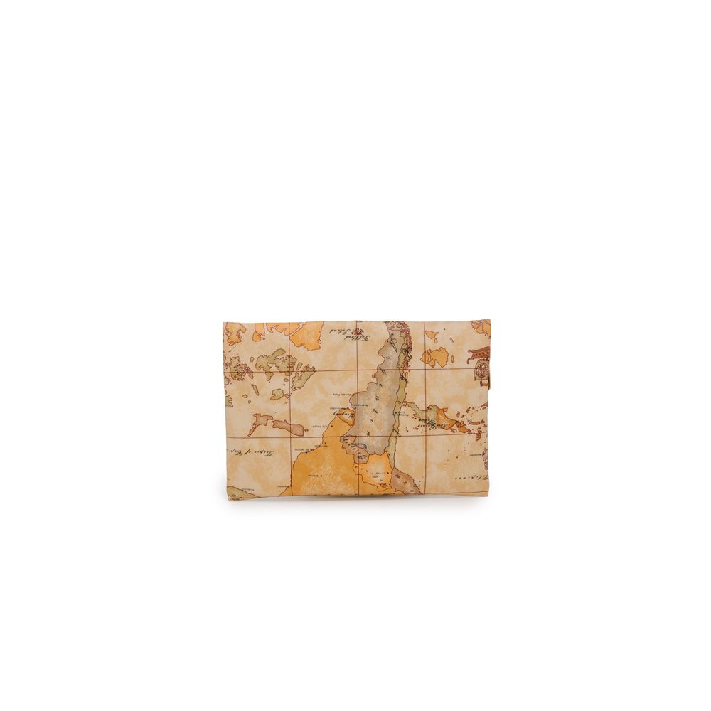 Alviero Martini Prima Classe Beige Polyester Clutch Bag Alviero Martini Prima Classe