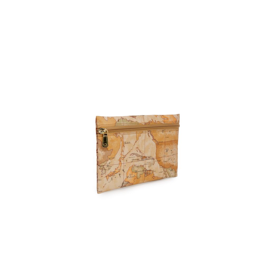 Alviero Martini Prima Classe Beige Polyester Clutch Bag Alviero Martini Prima Classe