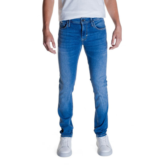Antony Morato Blue Cotton Slim Fit Jean Antony Morato