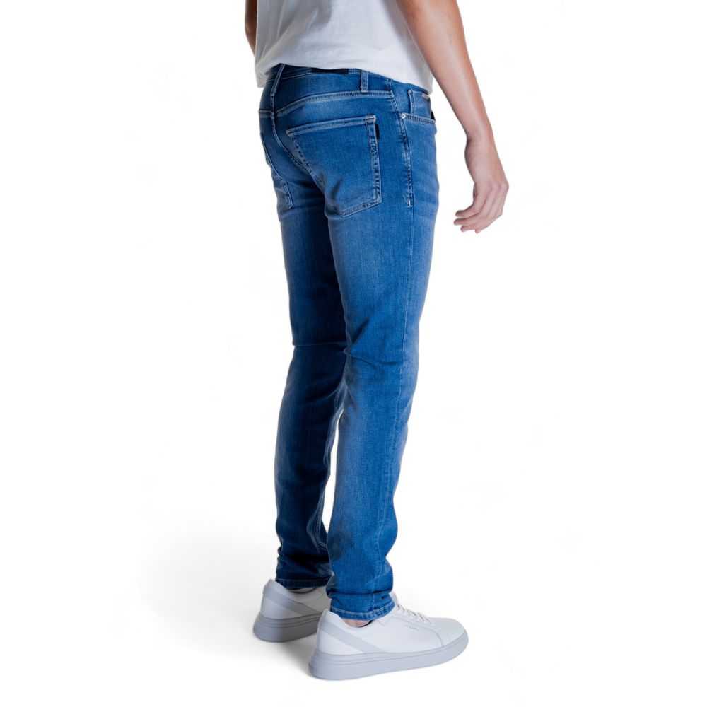 Antony Morato Blue Cotton Slim Fit Jean Antony Morato