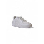 EA7 Emporio Armani White Polyester Athletic Sneakers - Eljoys Fashion 