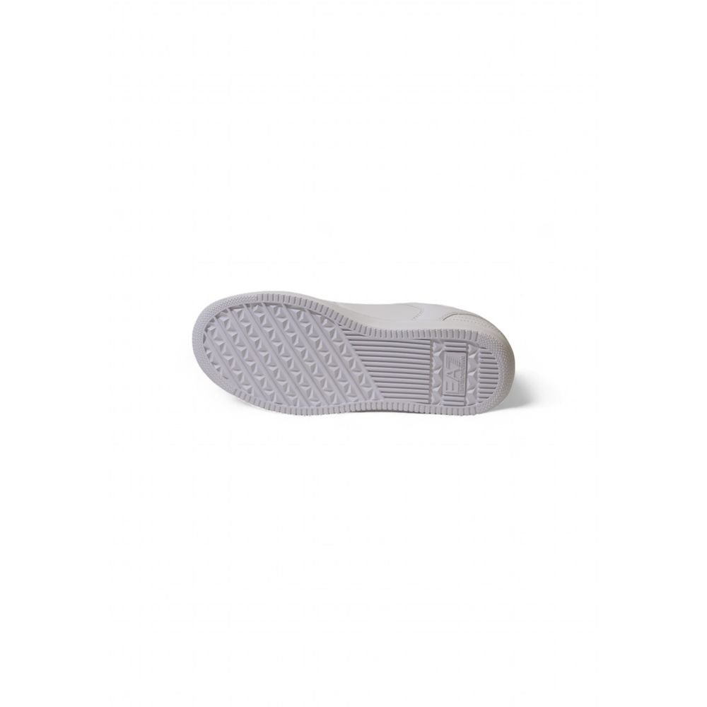 EA7 Emporio Armani White Polyester Athletic Sneakers - Eljoys Fashion 