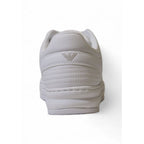 EA7 Emporio Armani White Polyester Athletic Sneakers - Eljoys Fashion 