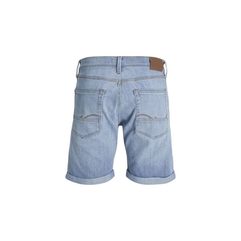 Jack Jones Light Blue Cotton Bermuda Shorts Jack Jones
