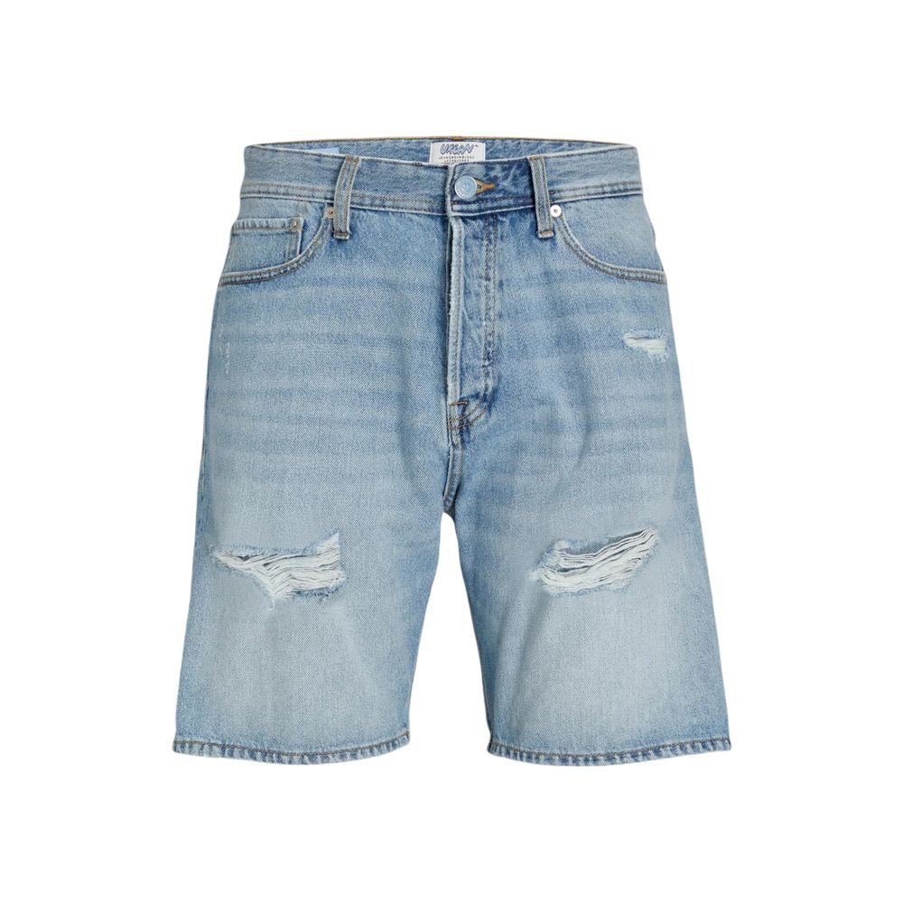 Jack Jones Light Blue Cotton Bermuda Shorts Jack Jones