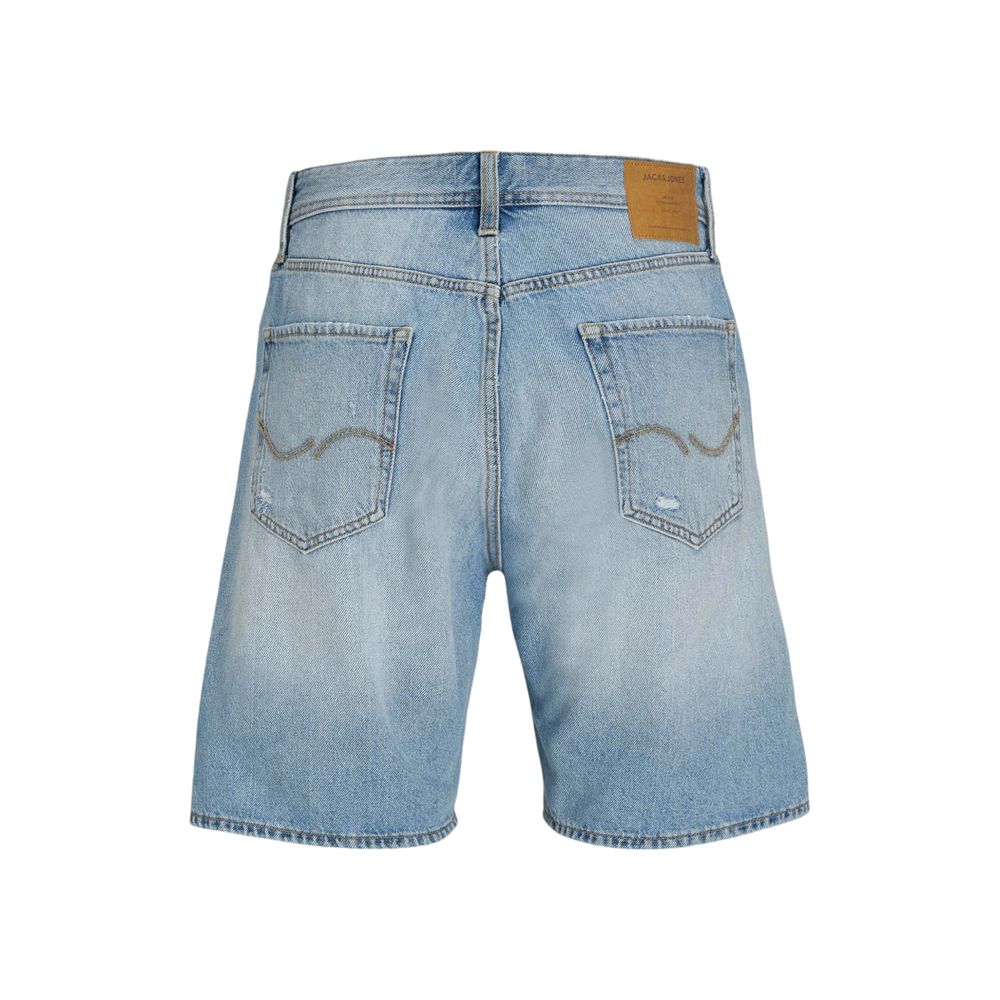 Jack Jones Light Blue Cotton Bermuda Shorts Jack Jones