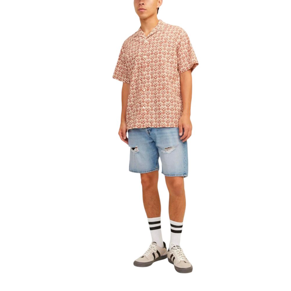 Jack Jones Light Blue Cotton Bermuda Shorts Jack Jones