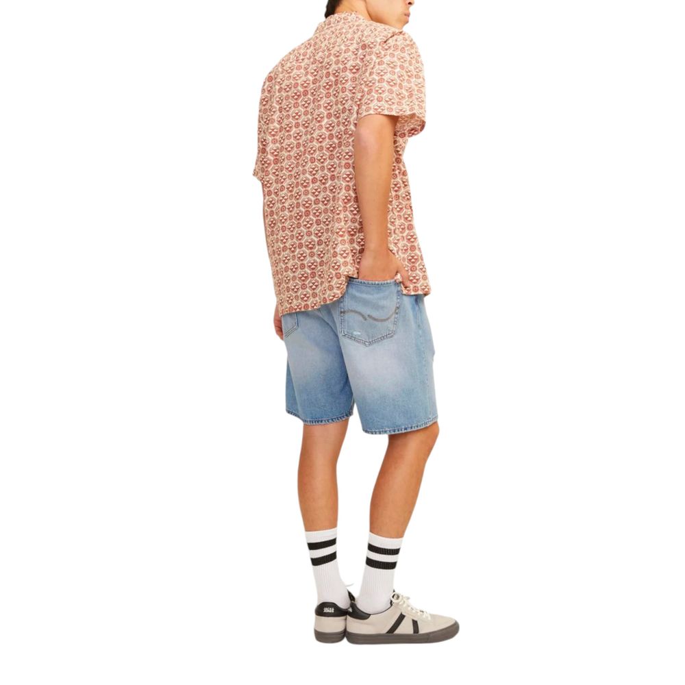 Jack Jones Light Blue Cotton Bermuda Shorts Jack Jones