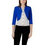 Morgan De Toi Blue Polyester Cloacks - Eljoys Fashion 