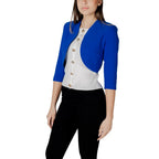 Morgan De Toi Blue Polyester Cloacks - Eljoys Fashion 