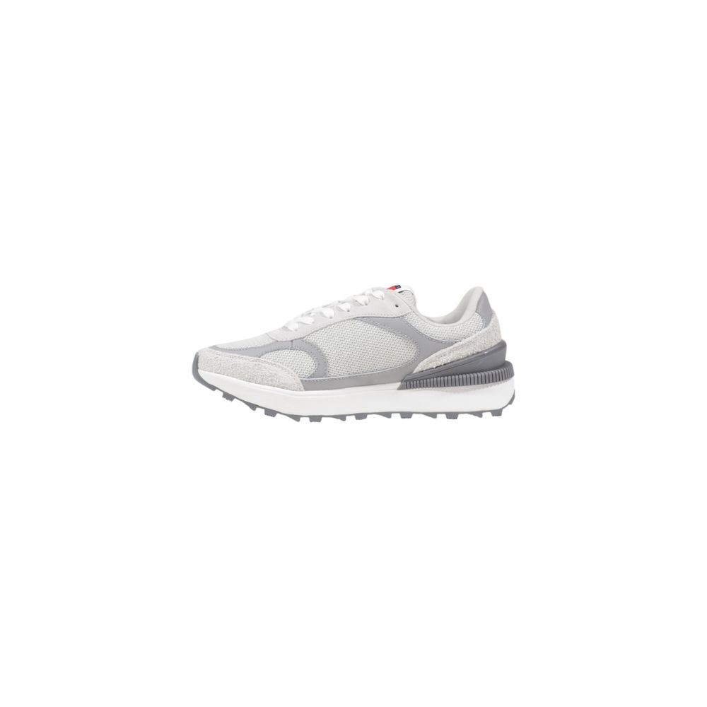 Tommy Hilfiger Jeans Gray Suede Leather Athletic Sneakers - Eljoys Fashion 