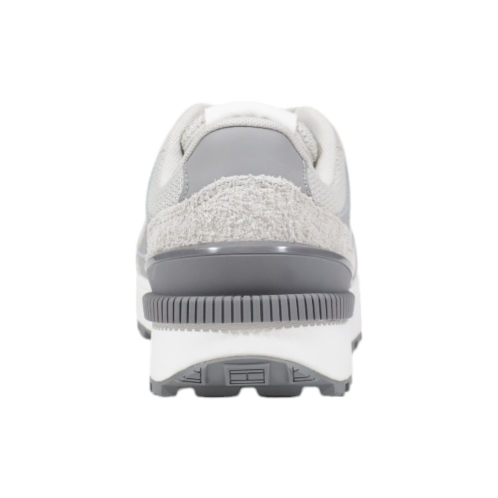 Tommy Hilfiger Jeans Gray Suede Leather Athletic Sneakers - Eljoys Fashion 