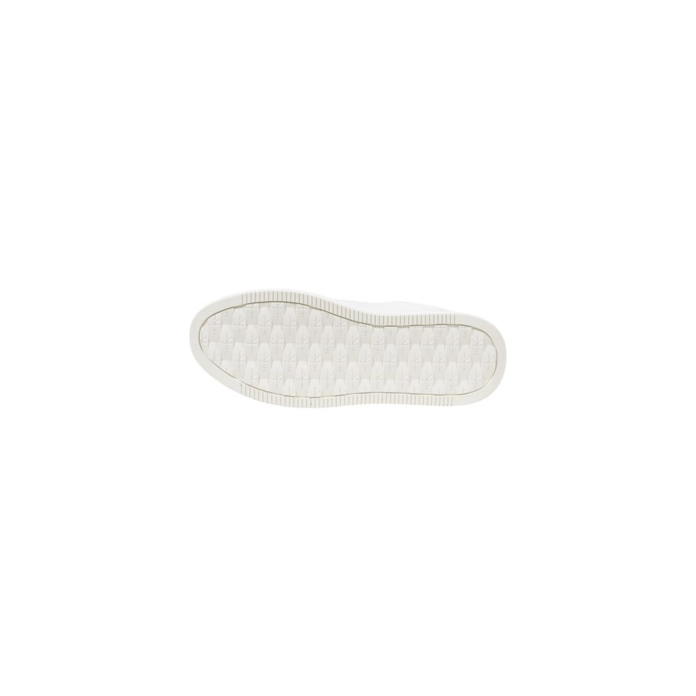 Calvin Klein Jeans Silver Leather Platform Sneakers Calvin Klein Jeans