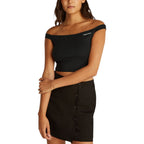 Calvin Klein Jeans Black Viscose Top - Eljoys Fashion 