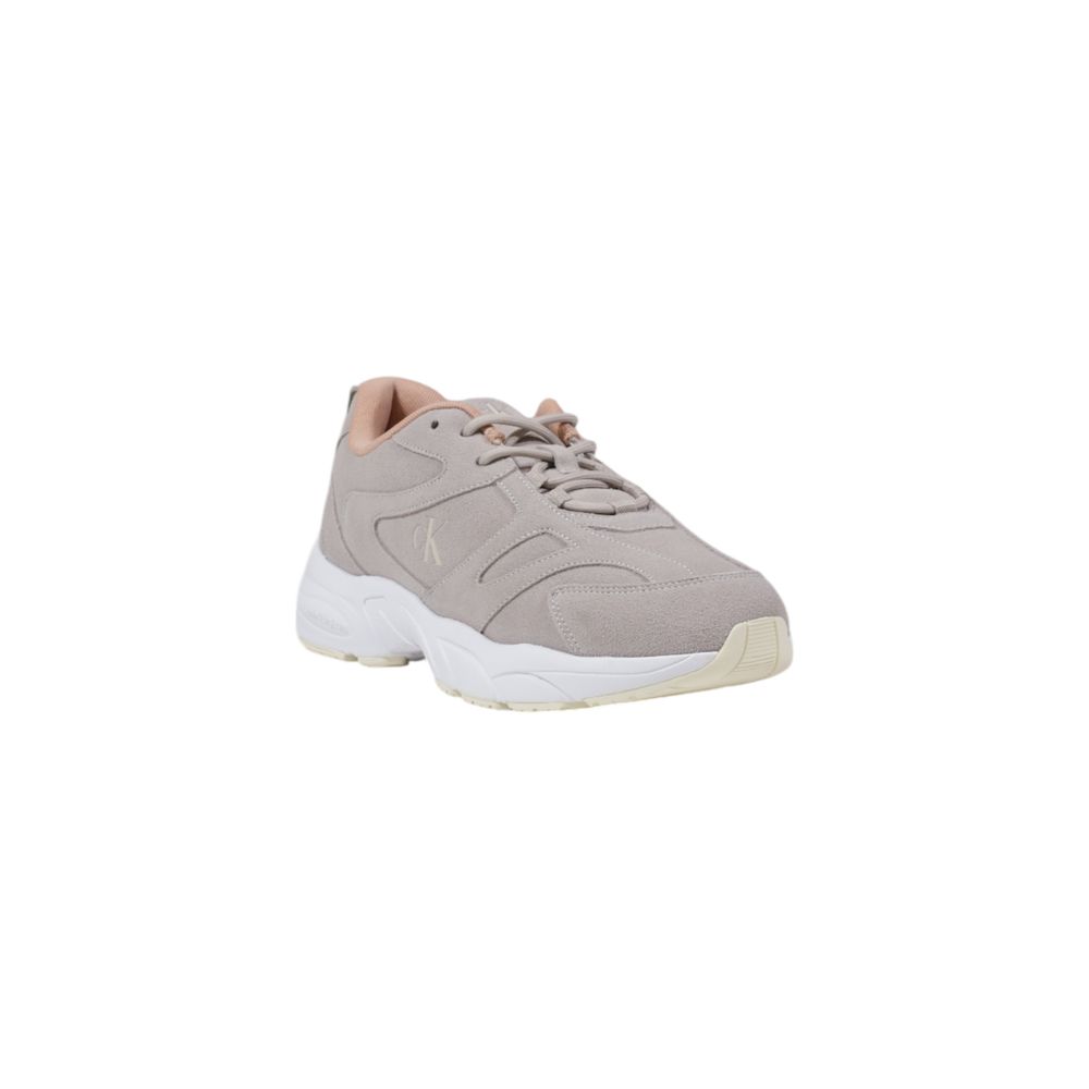 Calvin Klein Jeans Gray Artificial Leather Athletic Sneakers Calvin Klein Jeans