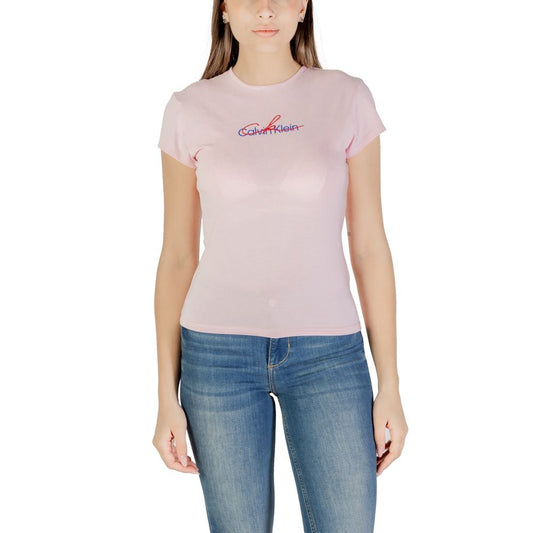 Calvin Klein Jeans Multicolor Recycled Cotton T-Shirt Calvin Klein Jeans