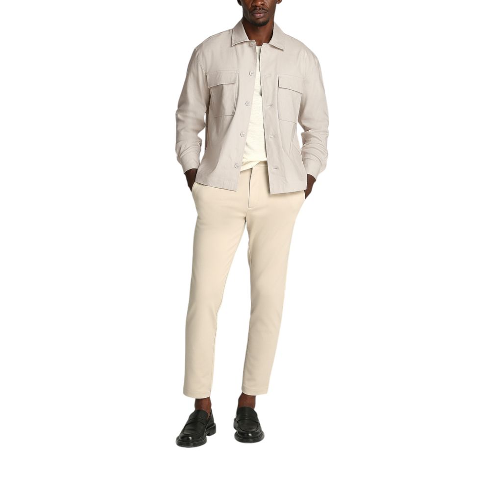 Calvin Klein Beige Lyocell Coat Calvin Klein