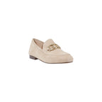 Guess Beige Leather Platform Pumps Guess