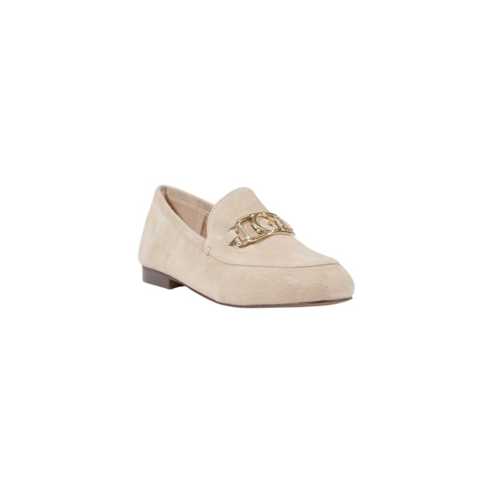 Guess Beige Leather Platform Pumps Guess