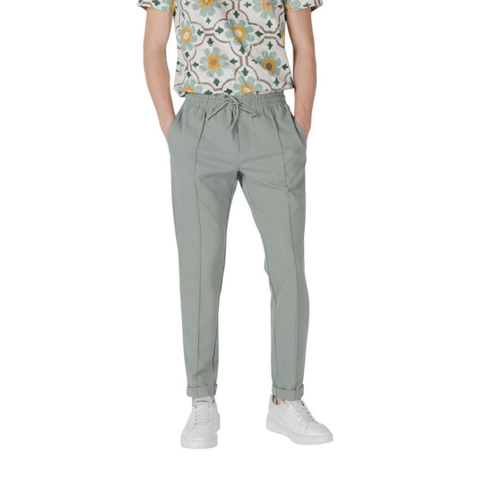 Antony Morato Green Polyester Joggers Workout Pants